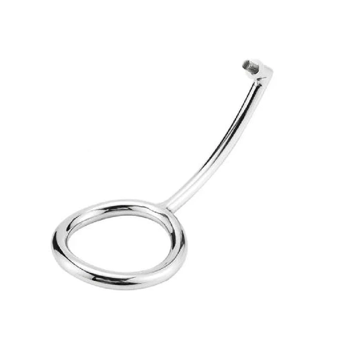 Cock 4663 Anal Steel DiscreetChoice Stainless with Set Hook Ring 0713